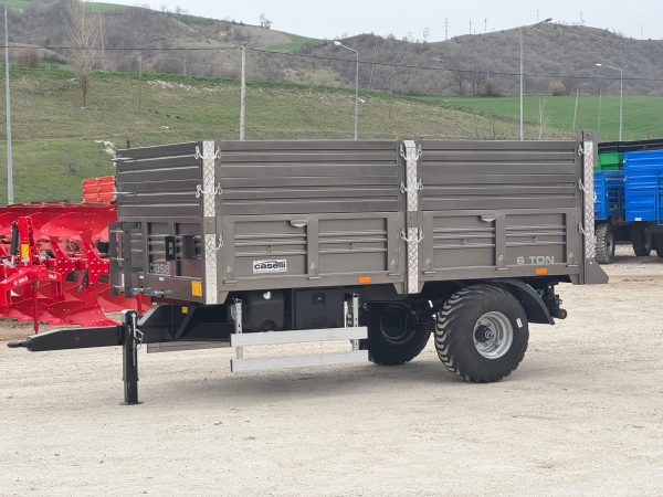 Caselli 6 Ton Tek Dingil Römork - Görsel 3