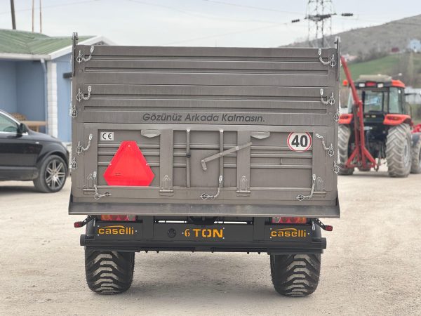 Caselli 6 Ton Tek Dingil Römork - Görsel 5